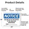 Signmission We Are Out Of The Office If You Need Any, 24 in W x Rectangle, Aluminum OS-2PACK-NS-A-1824-L-18991 - alternate 8
